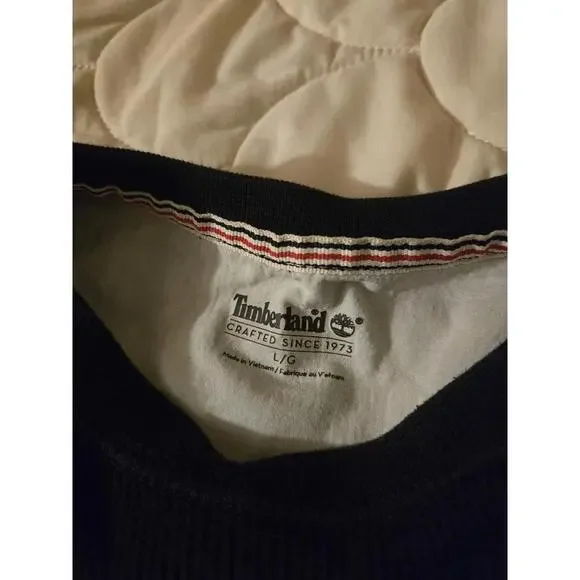 Timberland Men's Black Long Sleeve Thermal Shirt Size Large - Picture 2 of 3